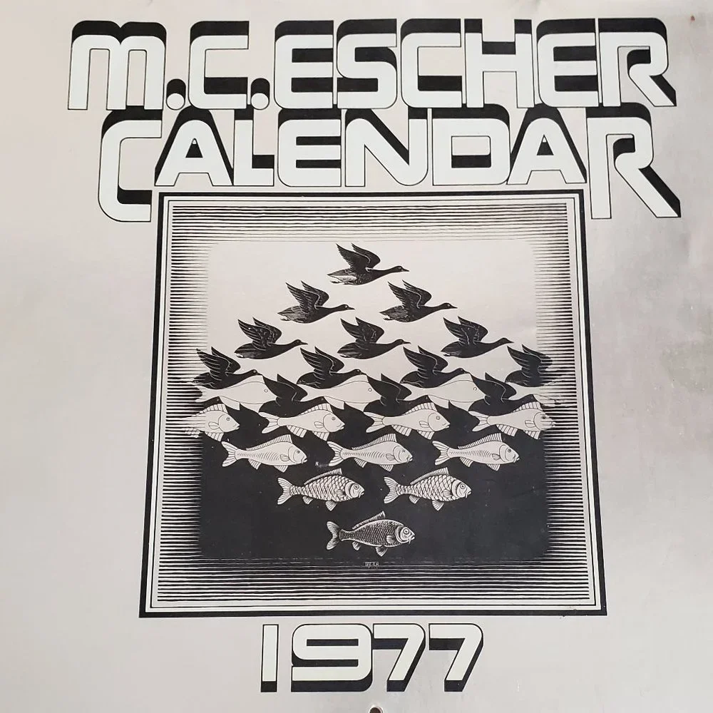 1977 Holographic M.C. Escher Calendar